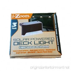 I-Zoom Solar Powered Deck Lights 3-Pack Light Sensor Activated - B07DQCZ9WG