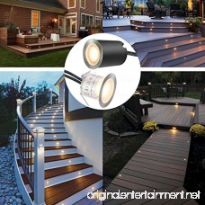 Recessed LED Deck Light Kits with Protecting Shell φ32mm SMY in Ground Outdoor LED Landscape Lighting IP67 Waterproof 12V Low Voltage for Garden Yard Steps Stair Patio Floor Kitchen Decoration - B07DL2KH8R