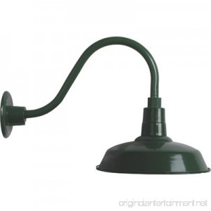 Strongway Multi-Mount Warehouse Barn Light - 12in. Dia. Forest Green 100 Watts Model# 23201096-GS - B073VPZ9DY