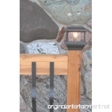 Titan 12V Deck Light 3-1/2 (4x4 wood) Post 1.6W LED Bronze - B004RWTRF6