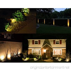 B-right 4 X 3W Outdoor Landscape Spotlights 12V Waterproof Garden Pathway Lights Warm White with UL Plug - B07F1M8SY2