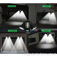 GREEN FACTORY 2017 New Solar Security Motion Sensor Lights 18SMD LED Outdoor Weatherproof Wall Lights With 5 Modes By Finger Touch Control For Rooftop Deck Terrace Main Entrance Garage - B075R6CKZ1