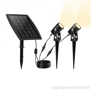KEYNICE Solar Spotlights Waterproof IP65 Solar Powered Spotlight for Outdoor/Garden/Courtyard/Lawn(Warm White) - B01N5MIQWJ