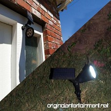 LED Solar Spotlight Outdoor OxyLED 2-in-1 Multi Use Solar Powered Outdoor Wall Security Light / Waterproof Landscape Lighting 180°angle Adjustable Auto On/Off for Garden Outdoor Lawn Backyards Wall - B013OIGKWQ