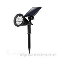 LED Solar Spotlight Outdoor  OxyLED 2-in-1 Multi Use Solar Powered Outdoor Wall Security Light / Waterproof Landscape Lighting 180°angle Adjustable  Auto On/Off for Garden  Outdoor Lawn Backyards Wall - B013OIGKWQ