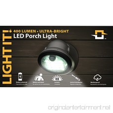 LIGHT IT! by Fulcrum 20038-107 16-LED Battery-Powered Motion-Activated Porch Light Bronze - B0743GXDYG