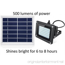 Oasity Solar LED Light – 500 Lumens – IP65 Waterproofness Rating – Perfect Solar Spotlight For Patio Gazebo Or Backyard - B072JJ26RF
