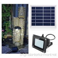 Oasity Solar LED Light – 500 Lumens – IP65 Waterproofness Rating – Perfect Solar Spotlight For Patio  Gazebo  Or Backyard - B072JJ26RF