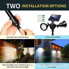 Solar Lights Outdoor xtf2015 Upgraded Motion Sensor Solar Light Double Spotlights 36 LEDs 1000LM Waterproof Solar Powered Security Lights for Garden Patio Porch Deck Yard Garage Driveway Outside Wall - B07FGF6FW3