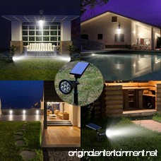 WYBAN 2-in-1 Solar Lights Coolwhite 7-LEDs Solar Spotlight Waterproof Auto On/Off Outdoor 180 °Adjustable Landscape Security Wall Light for Garden Backyard Pool Lighting (2 Pack) - B07D1BQPNR