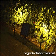 Xinmax Solar Spotlight Warm White Waterproof Outdoor Solar Lights Landscape Lighting Auto”ON/OFF” Garden Patio Decoration Lightings - B075ZMHVYM