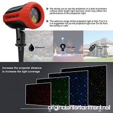 Christmas Projector Light MSY Waterproof LED Projector Lamp Moving Red & Green & Blue Lights Heavy Duty Full Aluminum Star Projector For Christmas Holiday and Garden Show Decoration With RF Remote - B075V1DKR6