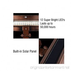 EcoThink - SOLAR POWERED Multipurpose Light - 3 usage types; Gutter Stake and Mount 110 Lumen Light output - B073Q1NSRD