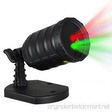 IMAXPLUS Christmas Laser Lights Outdoor Projector Lights Moving Red and Green Stars Laser Show for Christmas Holiday Party Landscape and Garden Decoration - B01MRFJ3HH