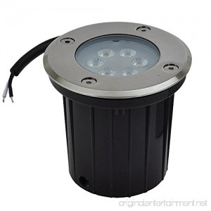 LEDwholesalers Low Voltage In-Ground LED Well Light with Brushed Stainless Steel Trim 3-Watt 3731 - B001PEPROO