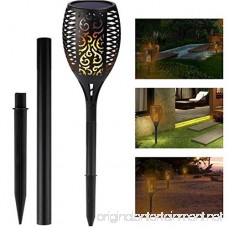 Solar Torch Light with Flickering Flame Lighting Wireless Decorations/Landscape Led Solar Lamps Outdoor Garden Patio Lawn Yard Waterproof Powered Solar Spotlights Decor Driveway Dusk To Dawn (4 Pack) - B0792TLHLW