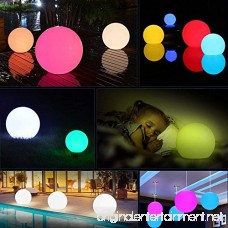 Tker Solar Light Ball Waterproof Floating 16RGB Solar Power Light 5-inch LED Color-Changing with Remote Control Great for Night Light Party Pool Patio Ambient & Decorative Lighting - B073QLSVNT