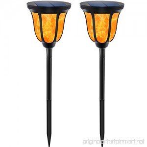 TomCare Solar Lights Solar Torches Lights Waterproof Dancing Flame Outdoor Lighting Landscape Decoration Lighting 96 LED Solar Powered Path Lights Dusk to Dawn Auto On/Off for Garden Patio Yard(2) - B075D48VFS