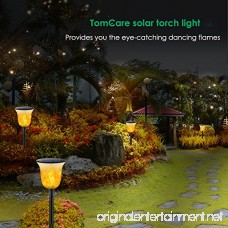 TomCare Solar Lights Solar Torches Lights Waterproof Flickering Flames Torches Lights Outdoor Solar Powered Path Lights Dancing Flame Lighting Dusk to Dawn Auto On/Off for Garden Patio Yard(2) - B0749HKS9C