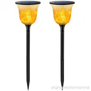 TomCare Solar Lights Solar Torches Lights Waterproof Flickering Flames Torches Lights Outdoor Solar Powered Path Lights Dancing Flame Lighting Dusk to Dawn Auto On/Off for Garden Patio Yard(2) - B0749HKS9C