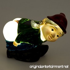 GreenLighting Solar Mooning Lady Gnome - Light Up Butt Female Garden Gnome by - B071PF4KXT