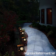 Greluna Outdoor Solar Garden Stump Light 2 Modes LED Solar Powered Light LED Solar Decor Light - B079DNTXSV