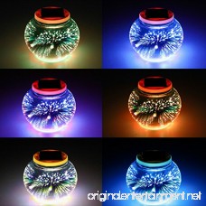 Mosaic Solar Light Color Changing Pandawill Waterproof/Weatherproof Crystal Glass Globe Ball Light for for Patio Garden Yard Party Outdoor/Indoor Decoration - B07D8SJ4WP