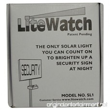 New wireless Lite Watch weatherproof LED Solar Powered Night Light for Security Address Sign Yard Stakes Real estate signs - B0774VVKXP