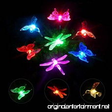 OxyLED Solar Garden Lights 3 Pack Solar Stake Light Hummingbird Butterfly Dragonfly Solar Powered Pathway Lights Multi-Color Changing LED Lights Outdoor Lighting for Garden/Patio/Lawn - B071FZVC3C