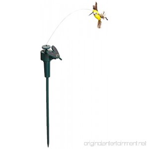 Solar Hummingbird Solar / Battery Power Fluttering Flying Dancing Hummingbird Outdoor or Indoor Solar Powered or Battery Powered - B009YC8T1W