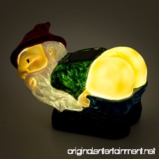 Solar Mooning Gnome - Light Up Butt Garden Gnome by GreenLighting - B01N422FLG