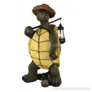 Turtle with Solar Light/Lantern Solar Turtle Statue/Figurine - B009OQNR1U
