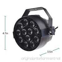 Accreate Super Bright LED Light with 12 Light Beads and 4 Controlling Modes Party Lamp  Ideal for KTV  Bar  Stage  Outdoor Activity  Party etc(2pcs) European regulations - B07F9NWQ45