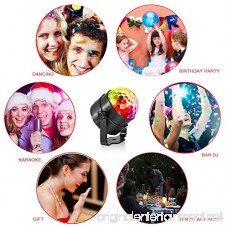 Coupoon Sound Activated Party Lights 3W Led Strobe Dance DJ Light/RGB Disco Ball Lamp Disco Lights for Home Room Birthday Parties Karaoke Xmas Wedding Show Club - B07DFCKLRW