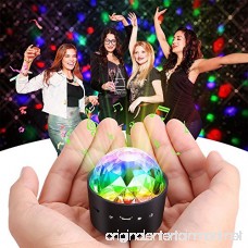 DeeFec Wireless Mini Disco Ball Light Multi-Coloured Crystal Sound Activation Portable LED Party Effect DJ Stage Light with USB RGB Car Decoration Light Party Atmosphere Light - B07FSH1DKR