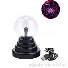 Delighting Mini Plasma Ball Lamp Touch Sensitive USB Or Battery Powered Glass Sphere and Mini Tesla Energy Coil is Best Science Toy Nightlight for Kids - B07F8KNDMQ