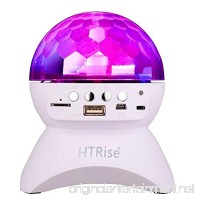 Disco Ball Home Party Light Speaker  DJ Stage Lighting with Wireless Bluetooth Speaker (3rd White) - B019VV5H3I