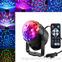 DSstyles USB Disco Light Car Light 7 Color Changing 3W RGB Mini Crystal Magic Rotating Ball Effect Light Party Disco Club DJ Light Show - B07FSLQXP3