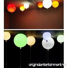 Edelin Minimalist Adorable Balloon Light Creative Modern LED Pendant Lamp Light Kids Lighting (Yellow Medium) - B07CY513PG