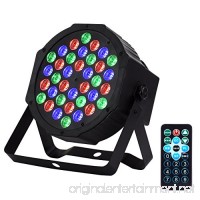 Eyourlife Par Light 36W LED RGB DMX512 Stage Lighting DJ Lights Party Light Sound Activated Stage Lights with Remote Control for Club Bar Events Home Wedding Party Lighting - B0793PB7C6