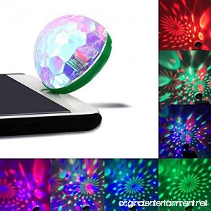 GBSELL USB LED RGB Disco Ball Lamps Stage Light Party Club DJ KTV Xmas for iphone Samsung Phone - B07CSM3GX1