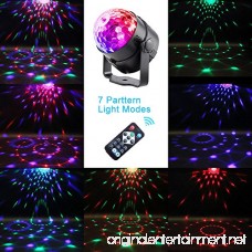 HKBAYI 7 Colors DJ Disco Ball Lumiere 3W Sound Activated Laser Projector RGB Stage Lighting effect Lamp Christmas KTV Music Party Light - B07D2B3ZQ4