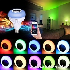 KAIYU LED Bluetooth Light Bulb Speaker - 6W E27 RGB Changing Lamp Wireless Stereo Audio with 24 Keys Remote Control - B07BQV2BL1