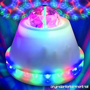 LED Disco Flower Ball Party Light – Ships from USA – LED RGB Rotating Lamp - B01MTV43QQ