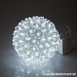 LED Flower Ball Lamp Lights White Glow Choose Variations Size (5 inch(100 LED)) - B07FQH9JJL