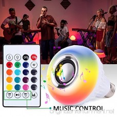 LED Light Bluetooth Music Bulb E27 Wireless 12W LED RGB Changing Lamp for Party Home - B07917YST7