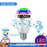 LK&smart Bluetooth Smart LED Bulb  Speaker Bulb  APP Controlled Dimmable Multicolored Lights - B06XHWZ8LF