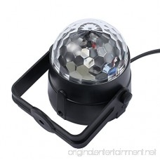 Neoteck Disco Lights Disco Ball 3W RGB LED Strobe Light Karrong Music Activated Party Glitter Ball Lights - B07DYLMQQ9