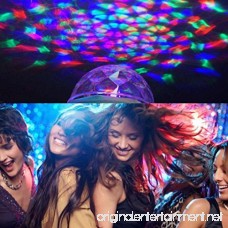 Nesix Disco Light Party Lights Disco Ball LED Strobe Lights Colorful Rotating Bubble Stage Light Strobe Lamp Stage Par Light for Room Dance Parties Birthday DJ Bar Club KTV Lighting Bulb (White) - B07D5SRDWD