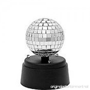 New 5 inch Mechanical Mirror Ball Party Dance Night Club Music Deluxe Rainbow Disco Light QUICK SHOP Plastic Globe Light - B079R5BXWM